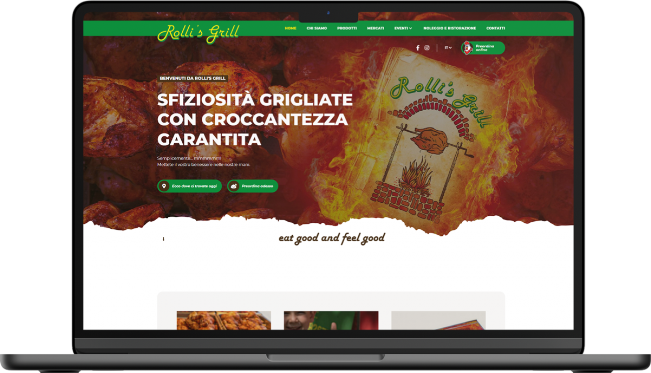Rolli's Grill sito desktop