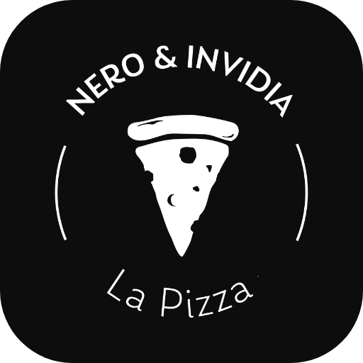 logo La Pizza Nero Invidia 